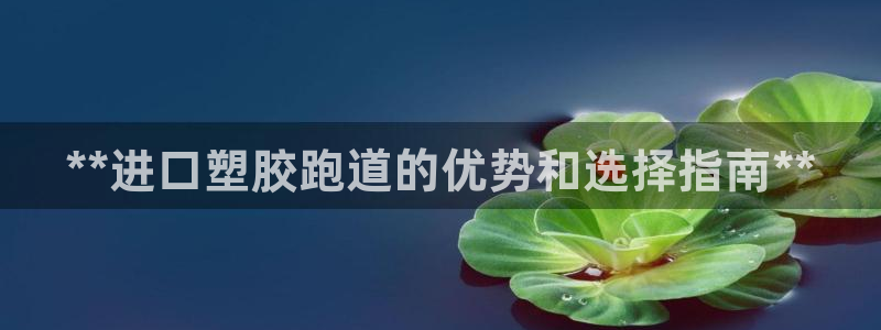 谈球吧体育app官网下载安装：**进口塑胶跑道的优势和选择指南**
