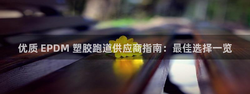 谈球吧体育app官网下载：优质 EPDM 塑胶跑道供应商指南：最佳选择一览