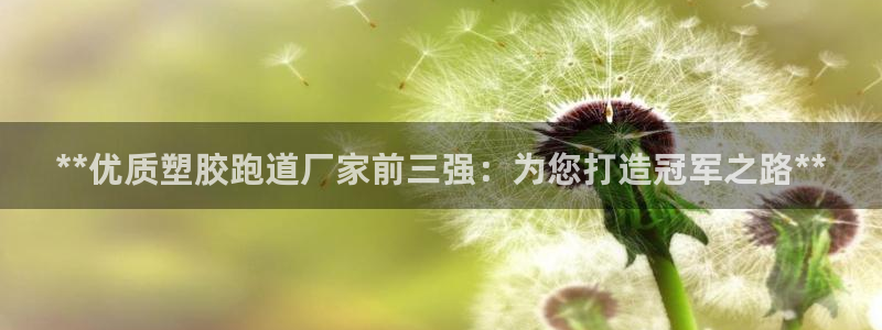 谈球吧网页版在线入口：**优质塑胶跑道厂家前三强：为