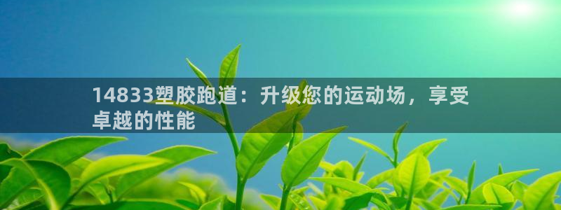 谈球吧官网app：14833塑胶跑道：升级您的运动场