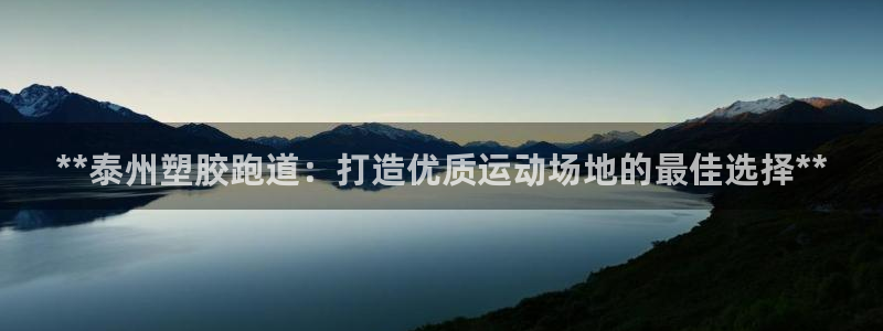 谈球吧官方网站：**泰州塑胶跑道：打造优质运动场地的