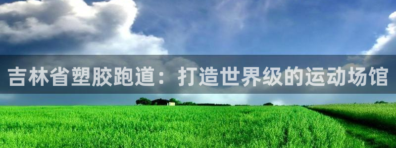 谈球吧全站app下载手机版：吉林省塑胶跑道：打造世界